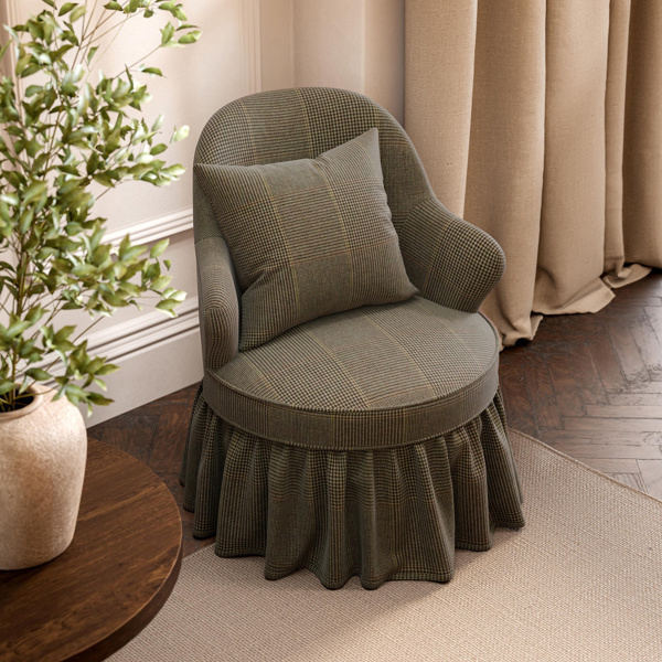 Hareford Wool Muntjac Fabric by Sanderson