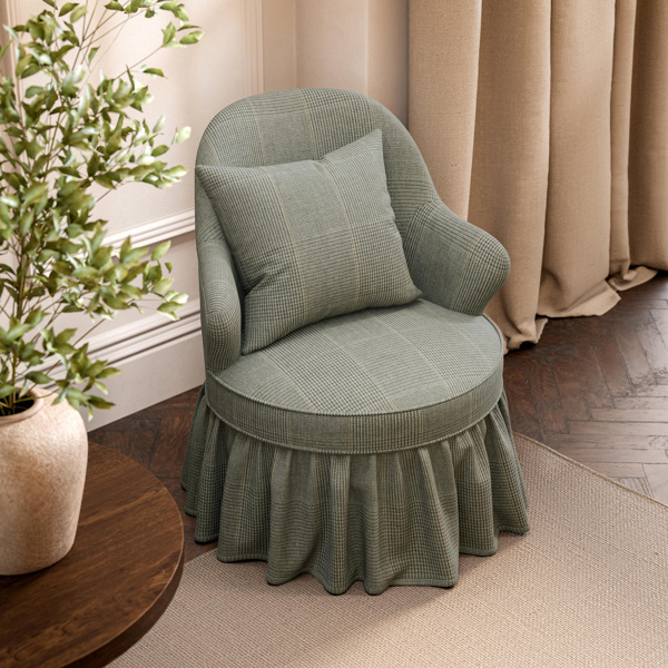 Hareford Wool Lichen Fabric by Sanderson