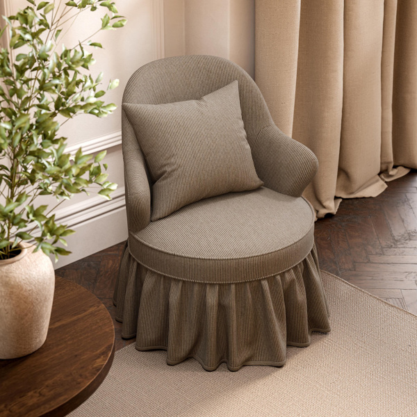 Mayford Wool Walnut Fabric by Sanderson