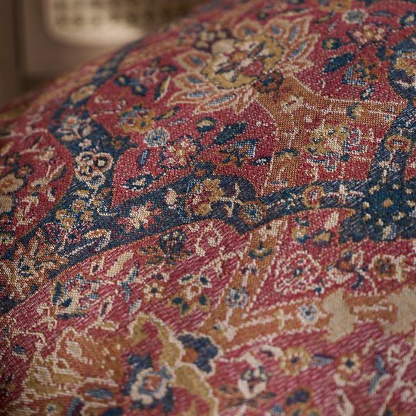 Brantwood Wool Madder/Jodphur Blue Fabric by Sanderson