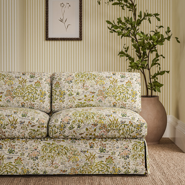 Moat Birds Fawn/Harvest Fabric by Sanderson