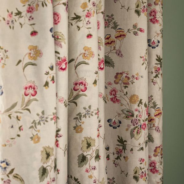 Nectar Fields Sage/Blossom Fabric by Sanderson