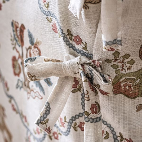 Partridge & Pear Porcelain/Blossom Fabric by Sanderson