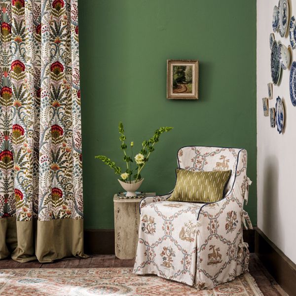 Marrienne Chintz Fabric by Sanderson