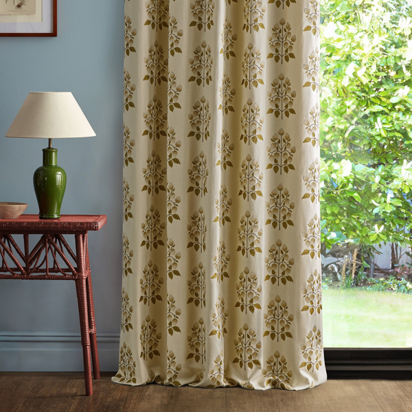 Goldings Hops Mallow/Nettle Fabric by Sanderson