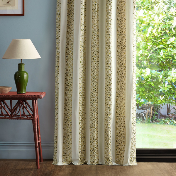 Sloe Blossom Lichen/White Blossom Fabric by Sanderson