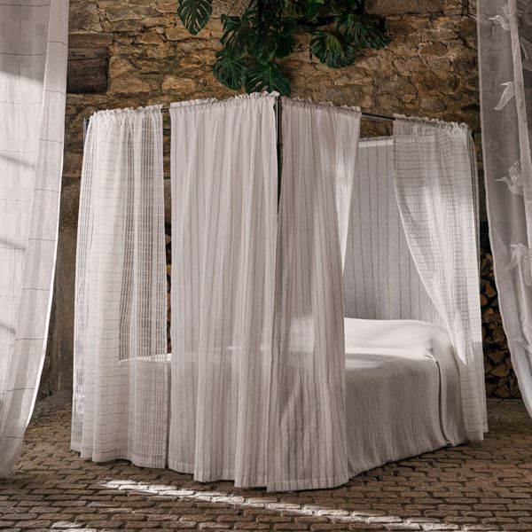 Great Egrets Silk Fabric by Sanderson