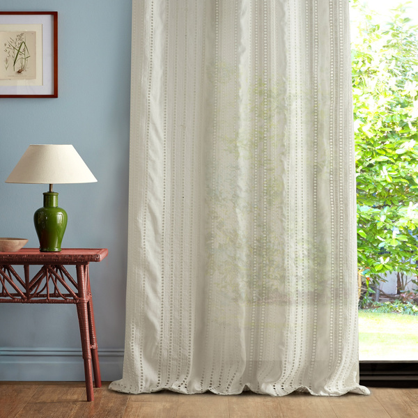 Mellita Seaspray White Fabric by Sanderson