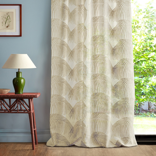 Manila Leaf Sunsoaked Fabric by Sanderson