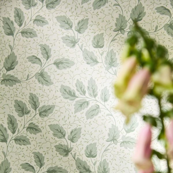 Tomato Leaf Willow Wallpaper by Sanderson