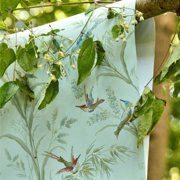 Tuileries Sage/Multi Wallpaper by Sanderson