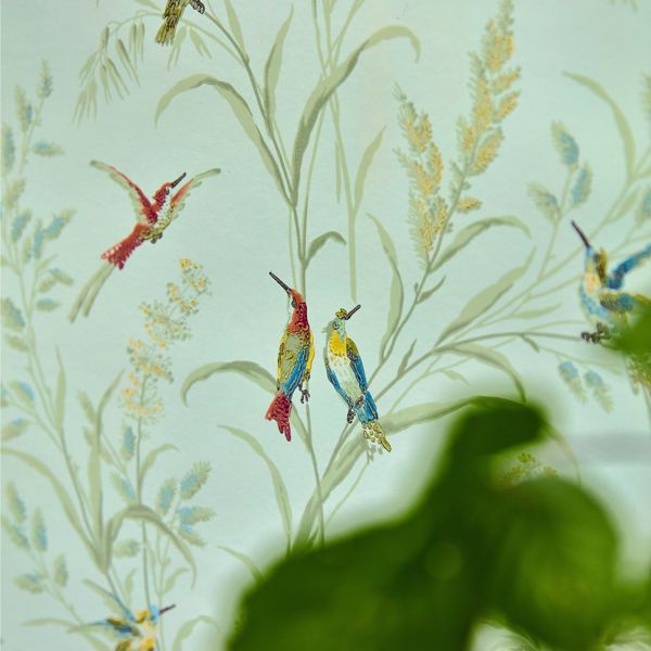 Tuileries Sage/Multi Wallpaper by Sanderson