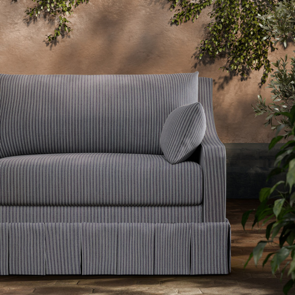 Apron Stripe Denim Fabric by Zoffany