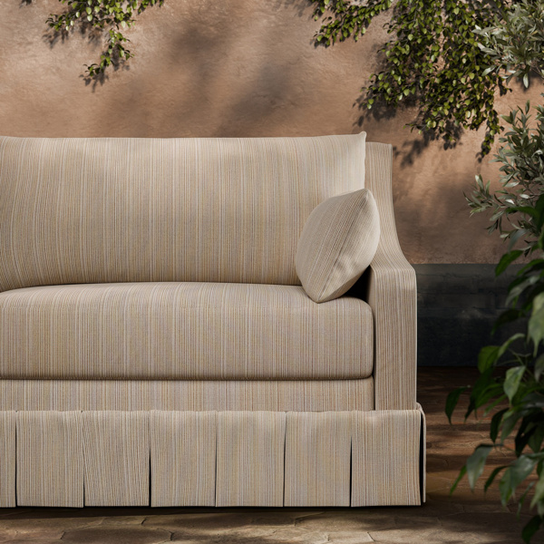 Summerhouse Weave Pebble Fabric by Zoffany