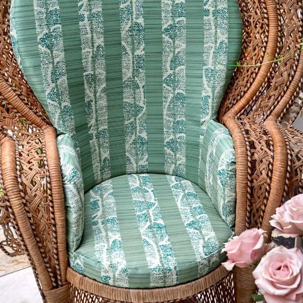 Kyoto Stripe Jade Fabric by Zoffany