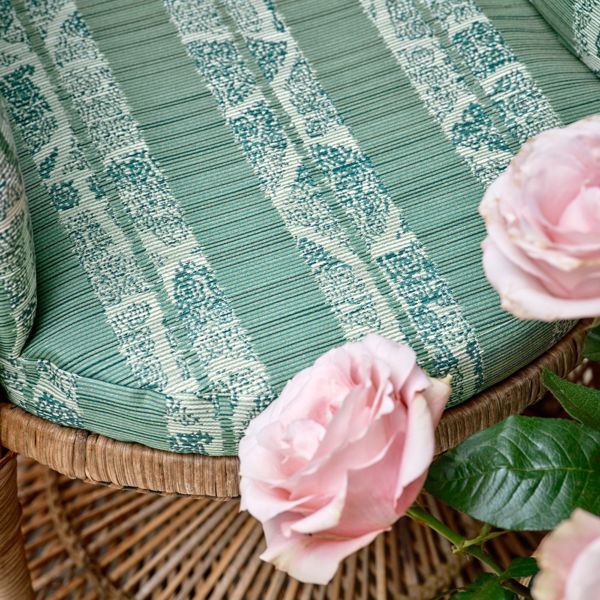 Kyoto Stripe Jade Fabric by Zoffany