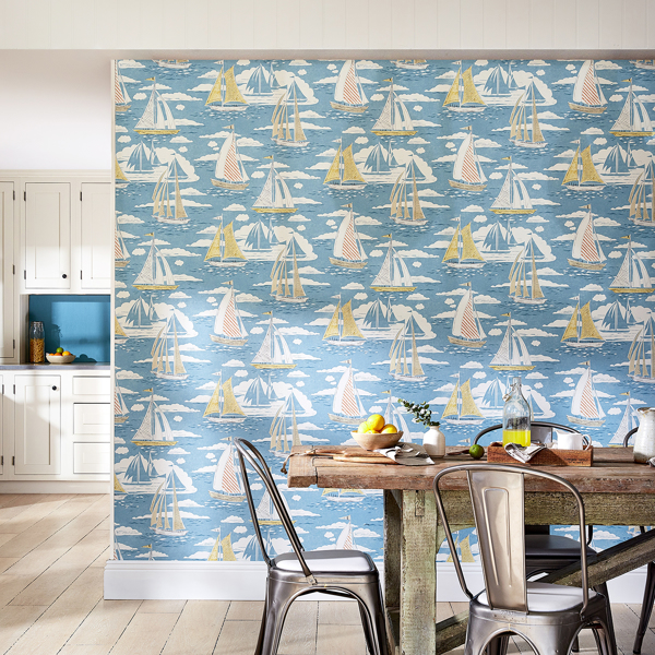 Sailor Gull Wallpaper by Sanderson