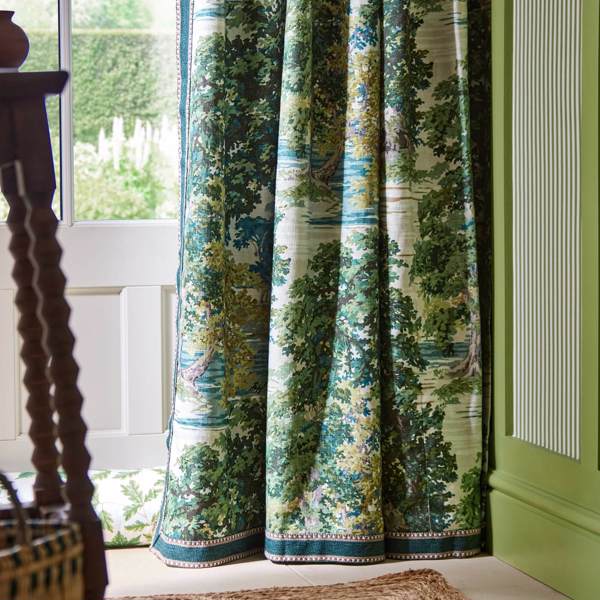 Ancient Canopy Sap Green Fabric by Sanderson