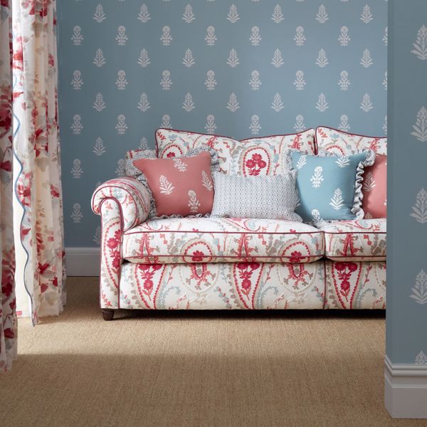 Dabu Porcelain Wallpaper by Sanderson