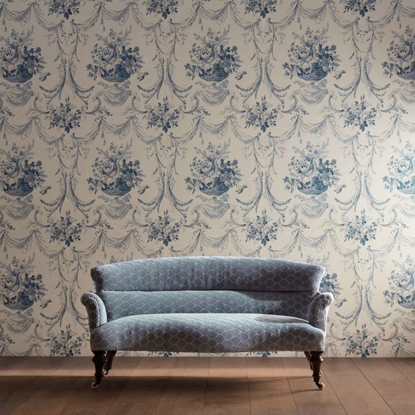 Andromeda's Cup Tyrian Lilac Wallpaper by Sanderson