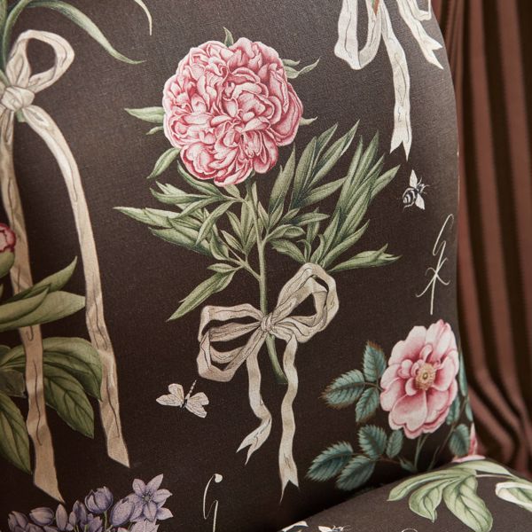 Cupid's Beau Morel/Mantle Fabric by Sanderson