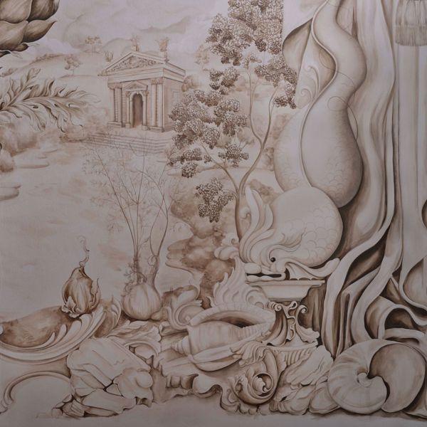 Pygmalion Alabaster Wallpaper by Sanderson
