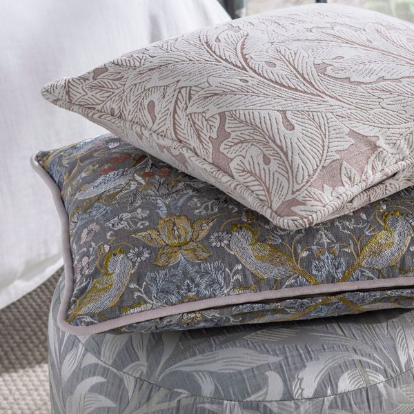 Willow Boughs Jacquard Slate Fabric by Clarke & Clarke