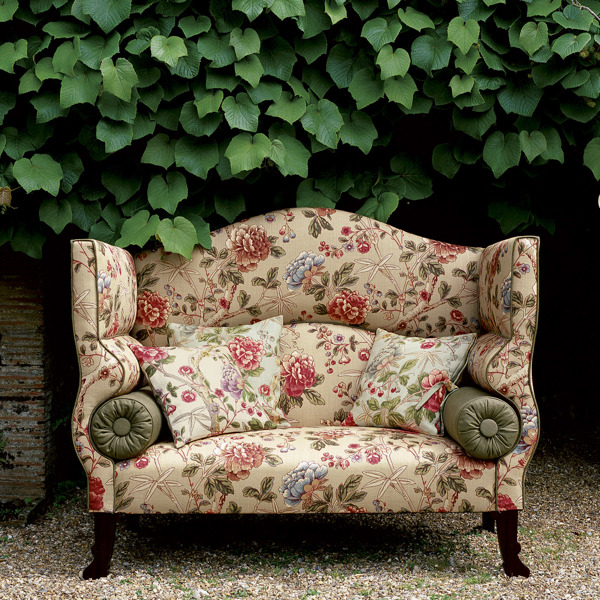 Tangley Manilla/Woad Fabric by Morris & Co