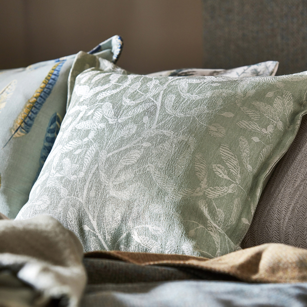 Trailing Sycamore Weave Sage Fabric by Sanderson