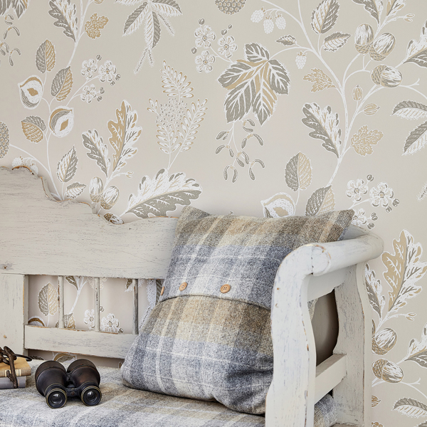 Warwick Linen Wallpaper by Sanderson