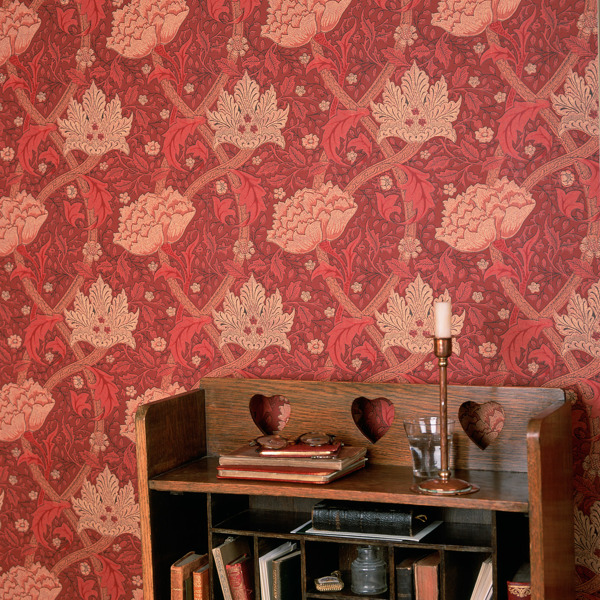 Windrush Gold/Thyme Wallpaper by Morris & Co