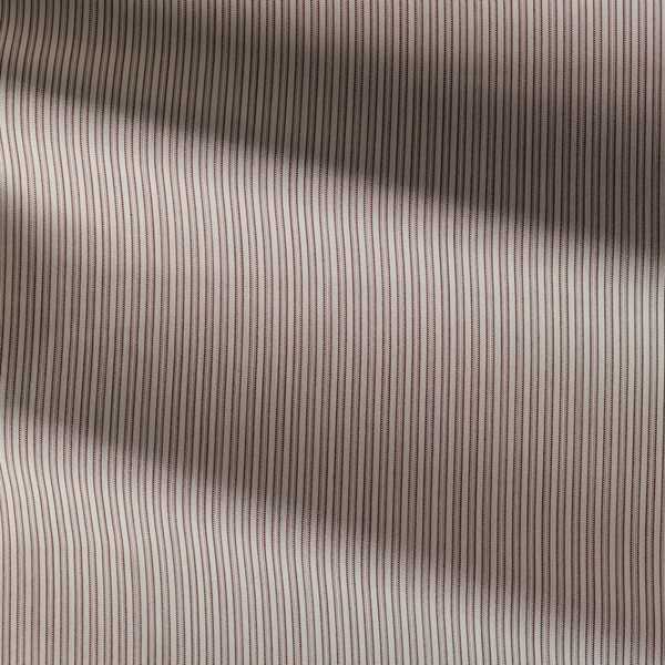 Apron Stripe Chalk/Tuscan Pink Fabric by Zoffany