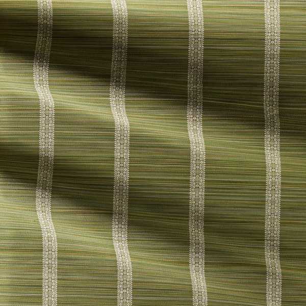 Bellagio Stripe Evergreen Fabric by Zoffany