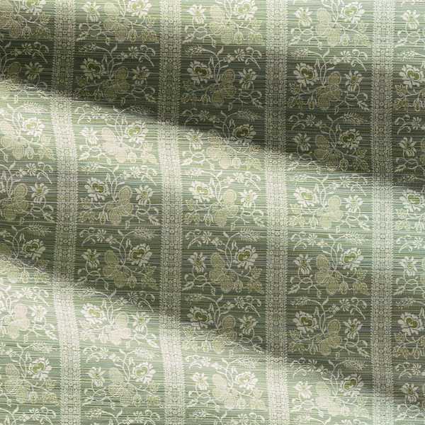 Filigree Bellagio Stripe Eau De Nil Fabric by Zoffany