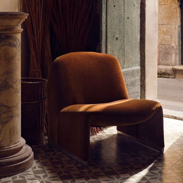 Mohair Amber Fabric by Zoffany