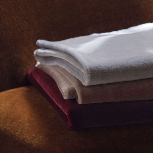 Mohair Bordeaux Fabric by Zoffany