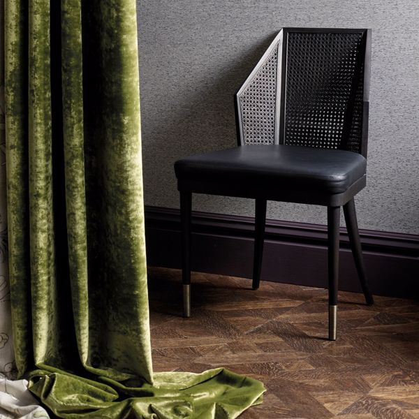 Curzon Platinum Grey Fabric by Zoffany