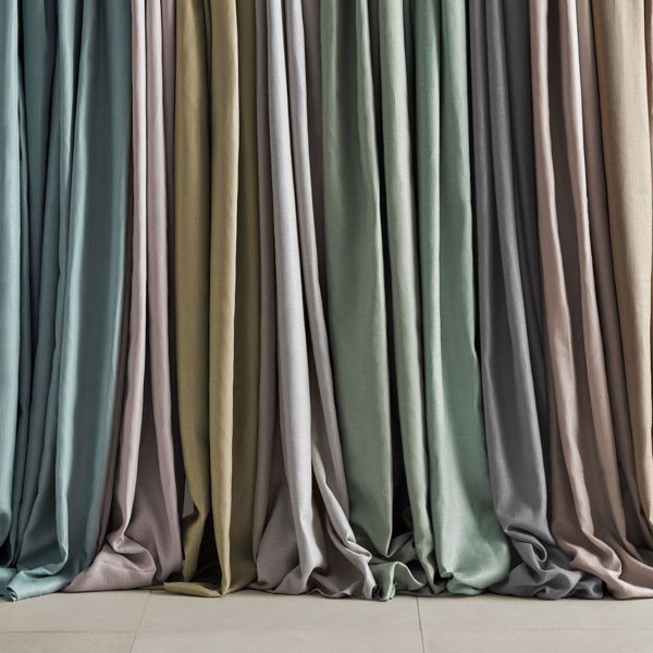 Lustre Platinum Fabric by Zoffany