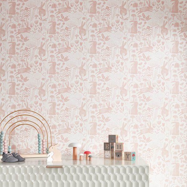 Into The Meadow Duck Egg Wallpaper by Harlequin