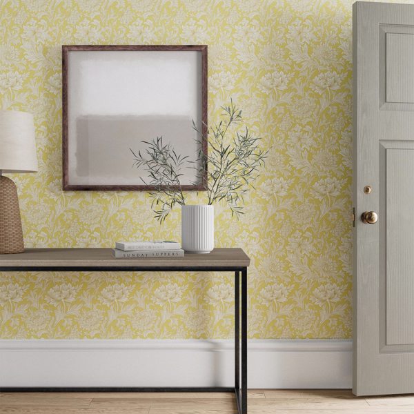 Chrysanthemum Toile Weld Wallpaper by Morris & Co