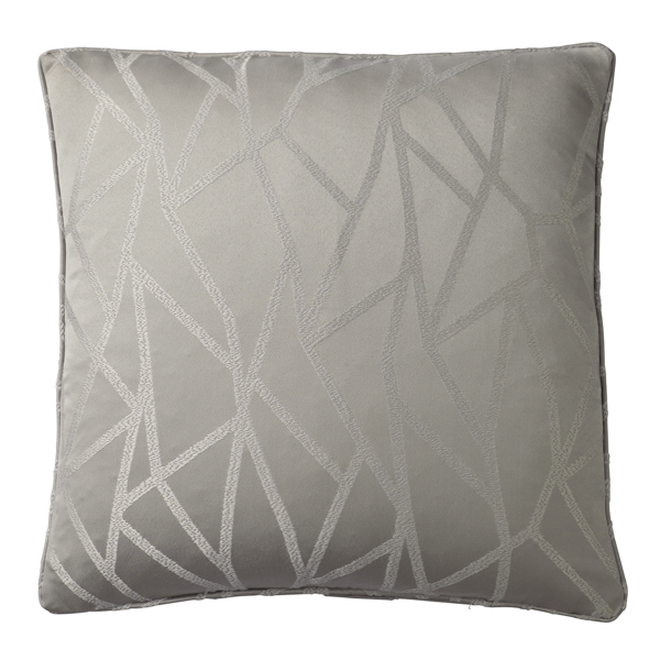 Como Cushion Silver Cushions by Clarke & Clarke