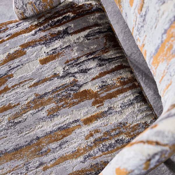 Sial Graphite/ Oyster Fabric by Harlequin