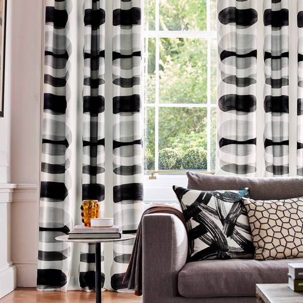Elliptic Charcoal Fabric by Harlequin