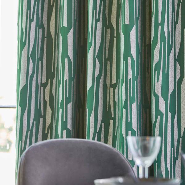 Zendo Emerald Fabric by Harlequin