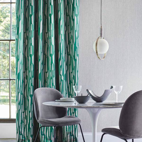 Zendo Emerald Fabric by Harlequin