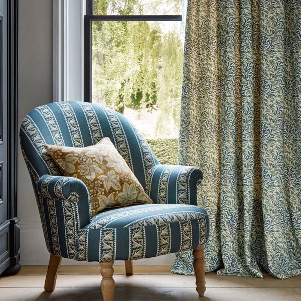 Willow Bough Forest/Thyme Fabric by Morris & Co
