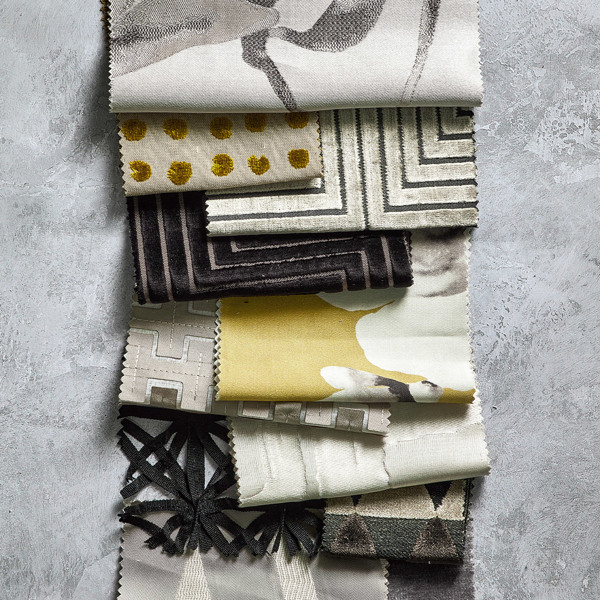 Moriko Steel Fabric by Harlequin
