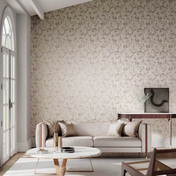 Links Neutral Wallpaper by Harlequin