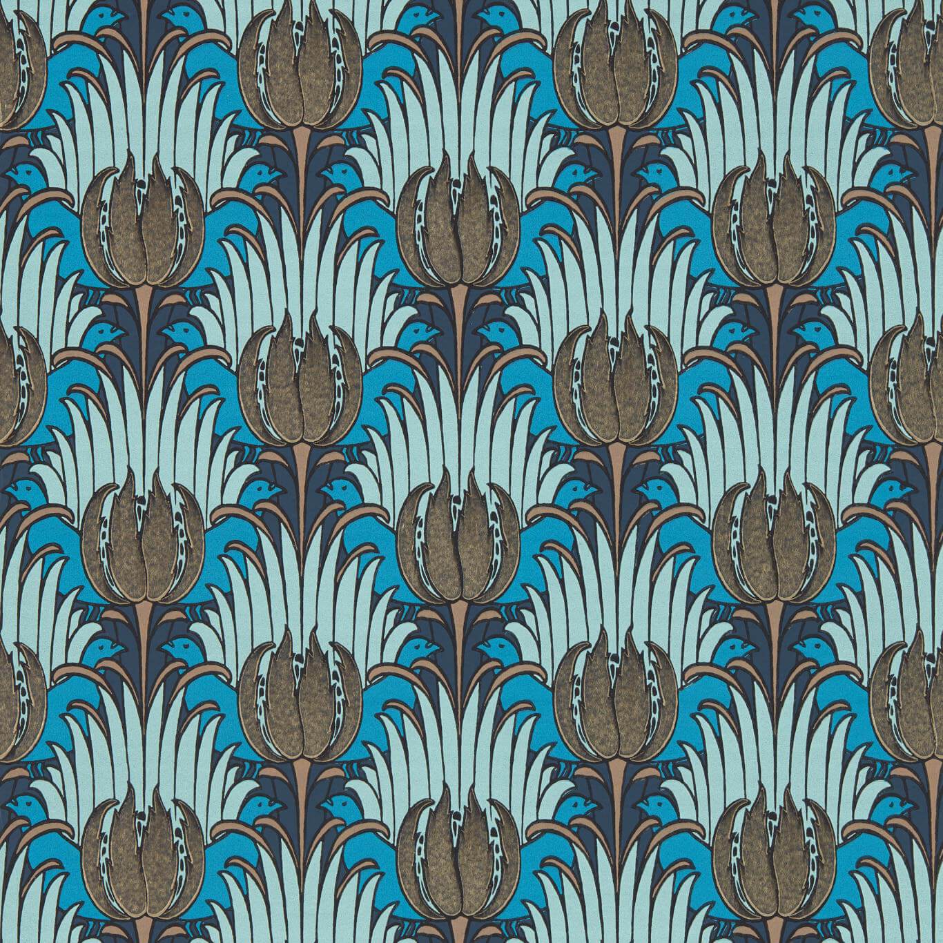 Tulip & Bird Wallpaper by ARC