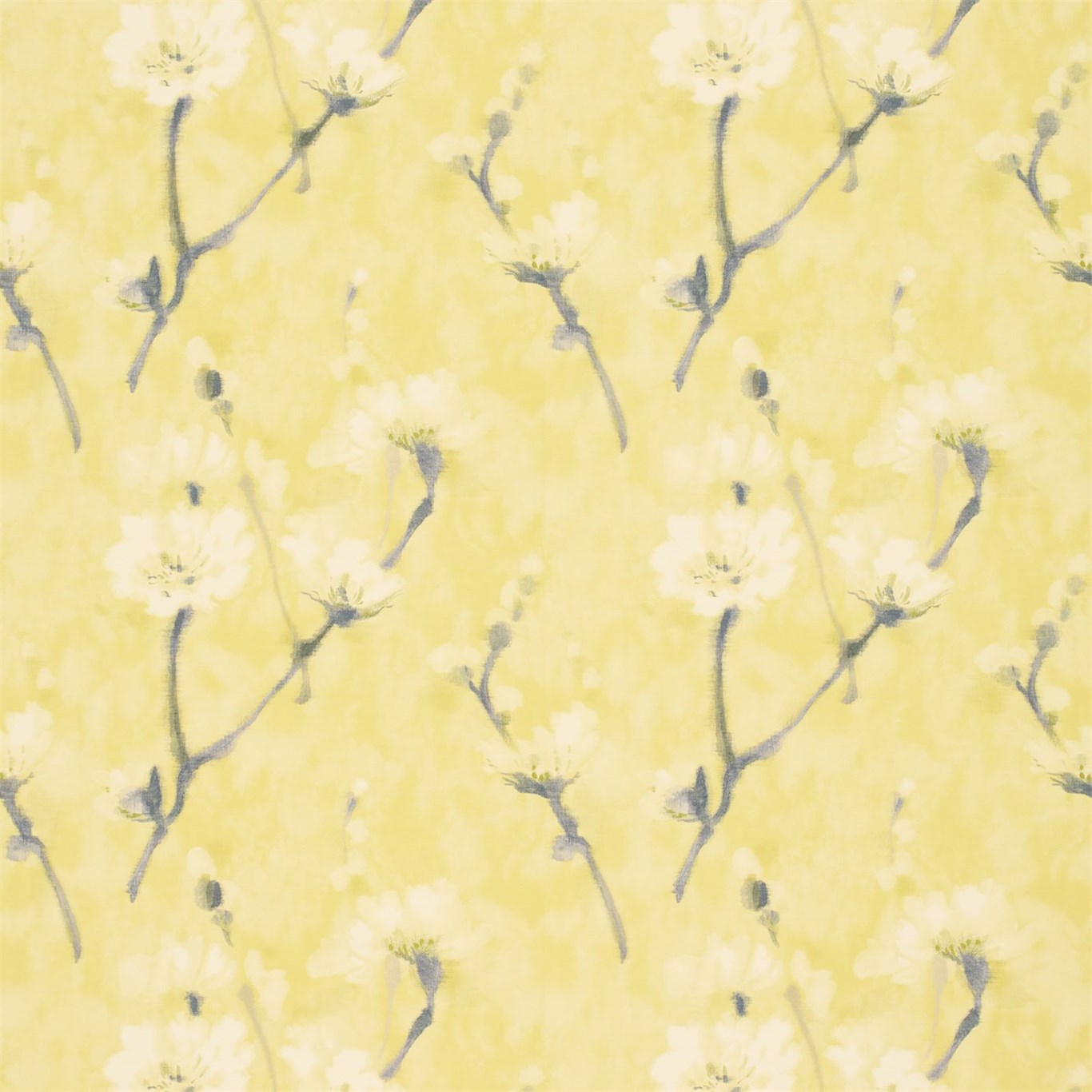 Eleni Indian Yellow Wallpaper by SAN
